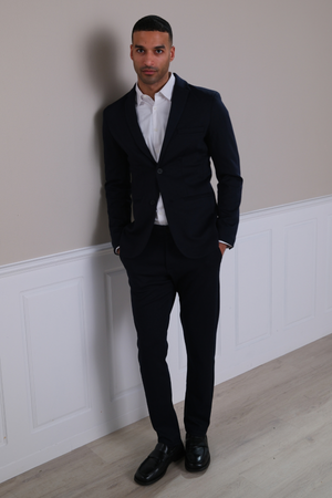 Det Originale Performance Jakkesæt Regular fit - (Sort)