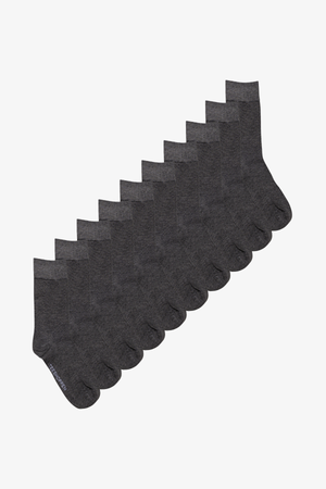 De Originale Performance Bambus Strømper 10-pak - Grå