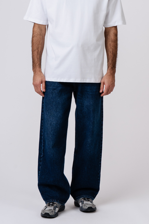 Baggy Jeans - Mørkeblå