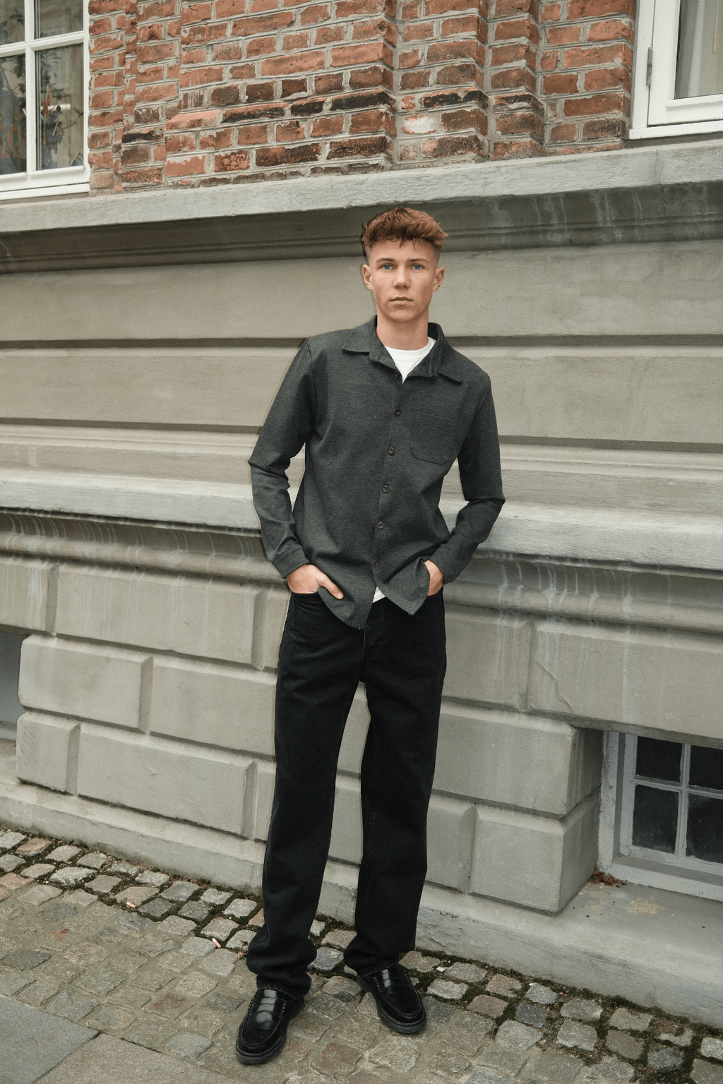 Baggy Jeans - Sort Denim