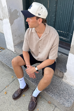 Kortærmet Skjorte - Sand