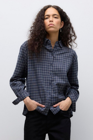 Tamira Shirt - Blå Wing Teal Tern