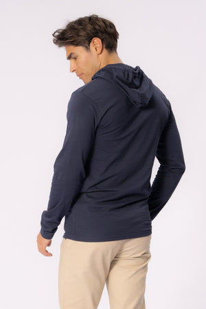 Light Hoodie - Blue Navy