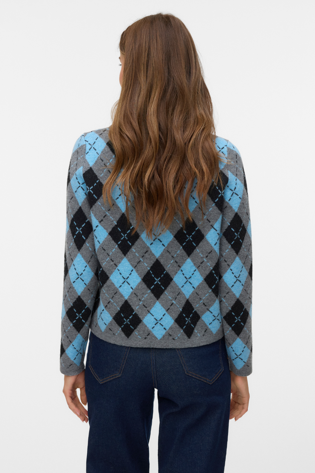 Giorgia O-Neck Cardigan - Medium Grå Melange