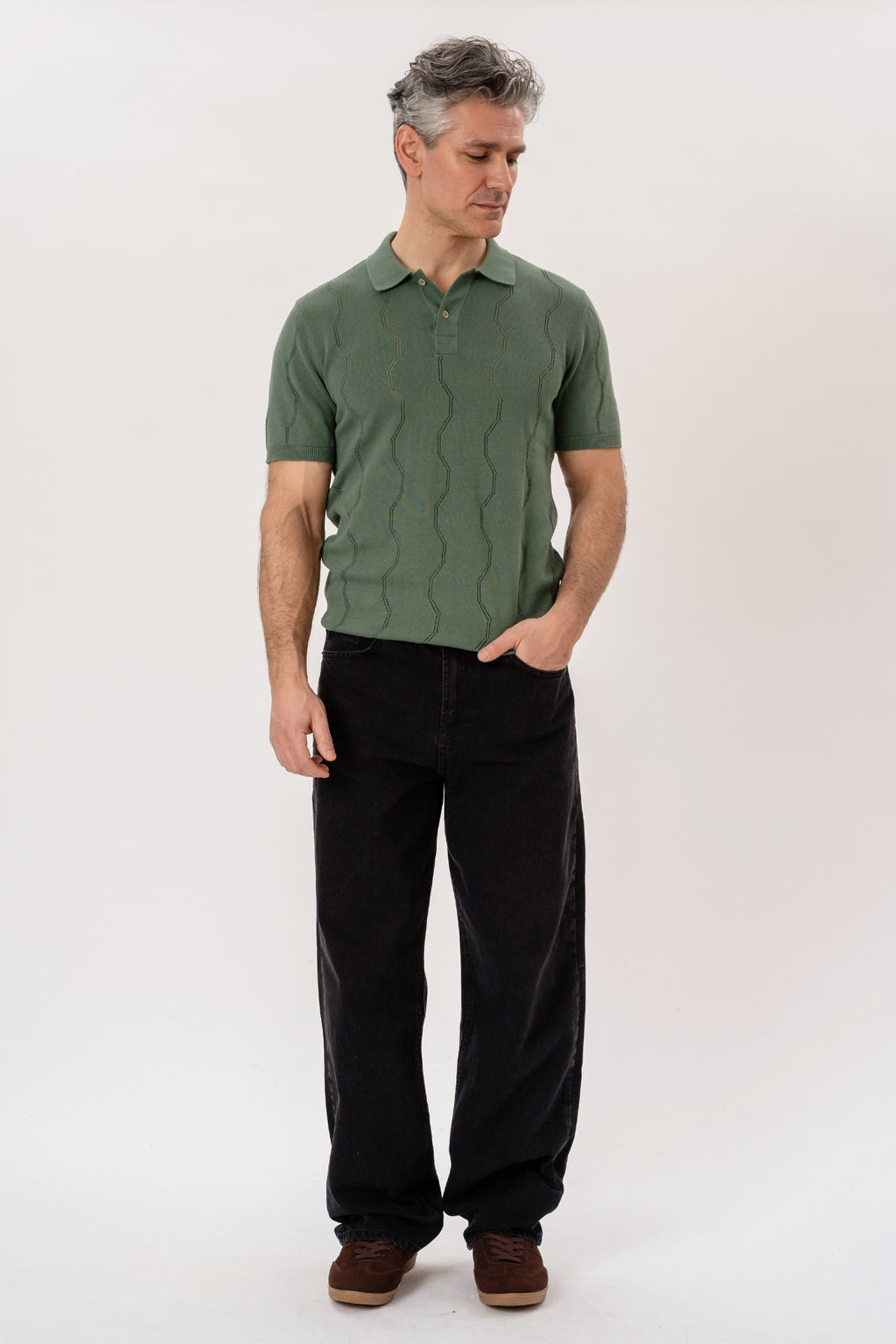 Duran Knit Polo - Grøn