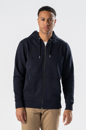 Zip Hoodie - Navy