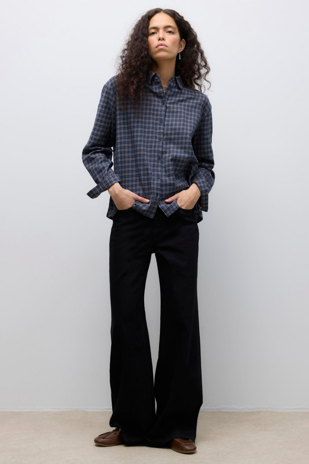 Tamira Shirt - Blå Wing Teal Tern