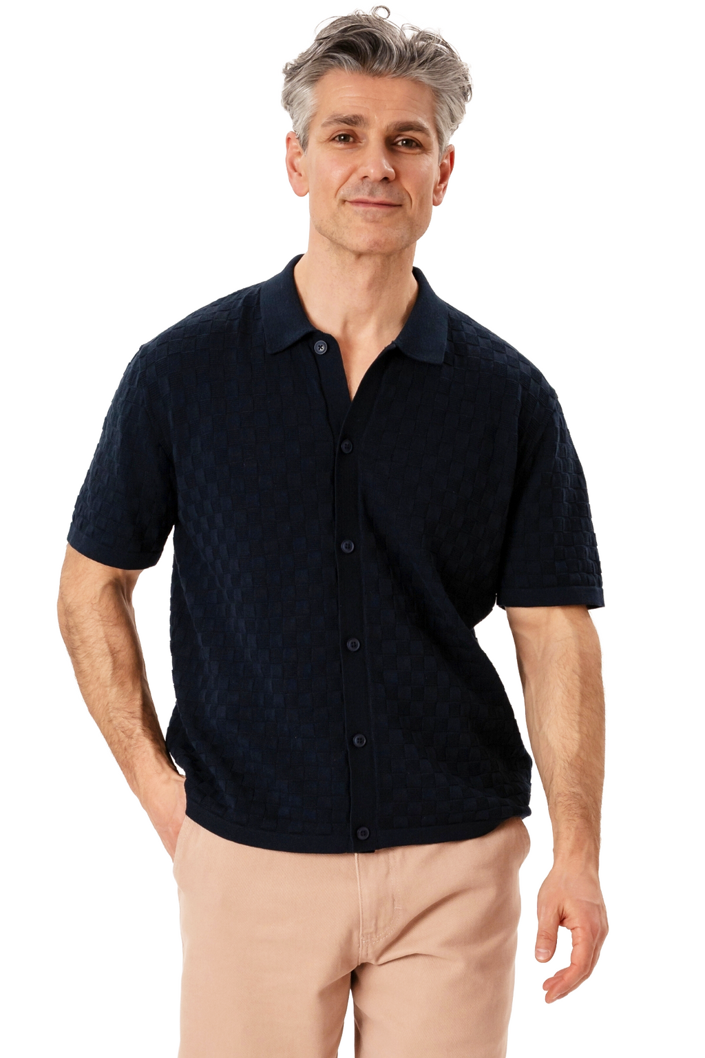 Darin Strik Polo - Navy