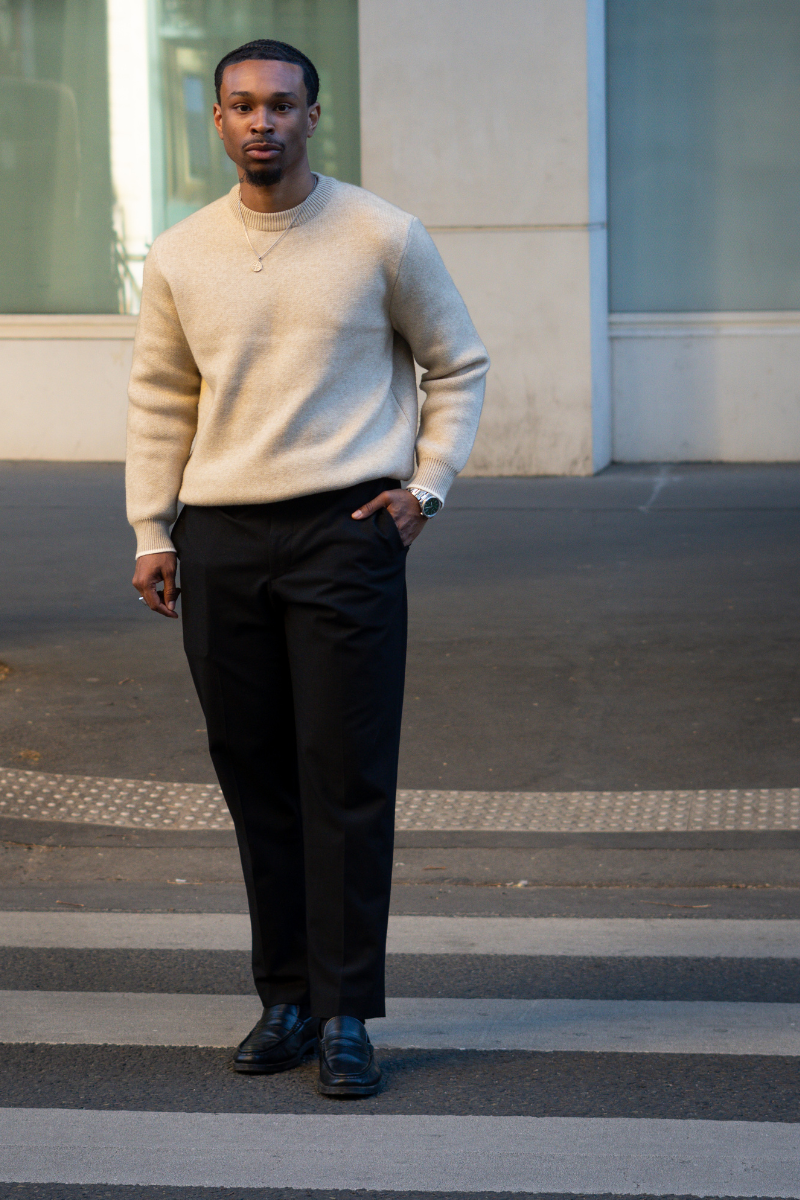 Crewneck Sweater - Beige