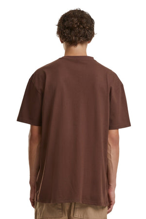 Heavy Oversized T-shirt - Chokoladebrun