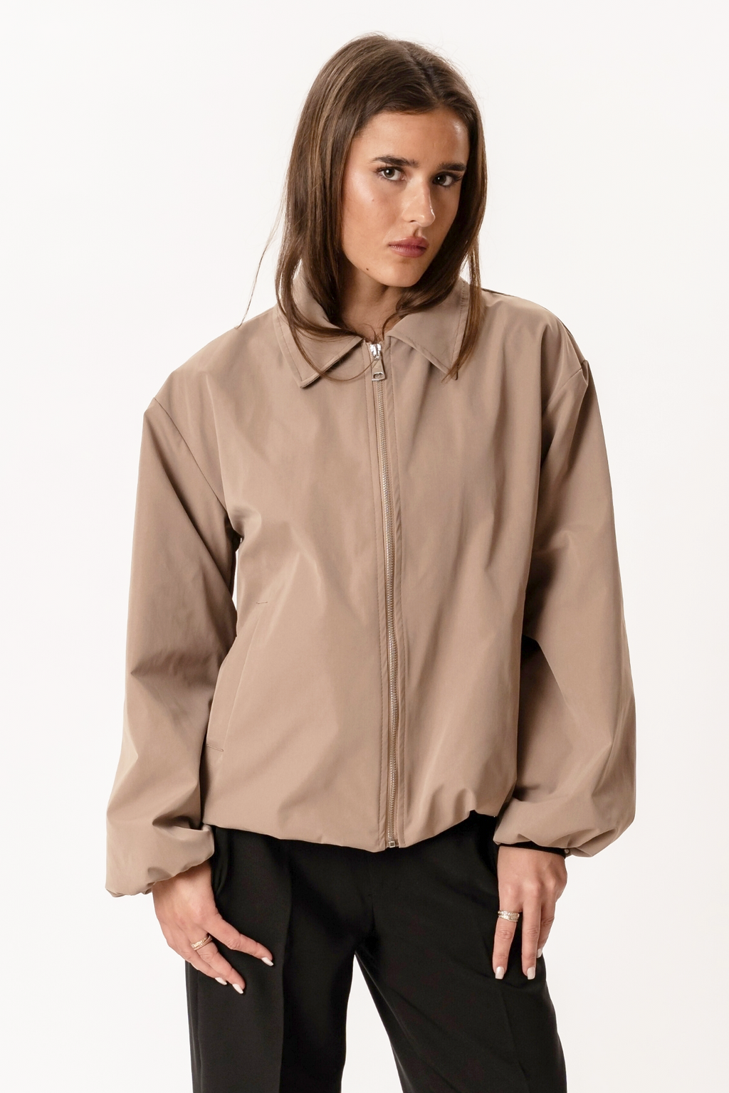 Ines Short Jacket - Camel
