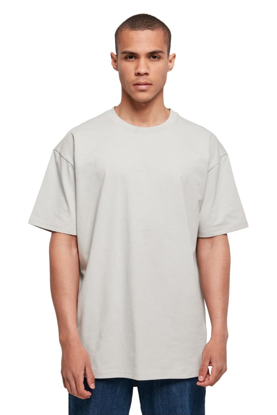 Heavy Oversized T-shirt - Lys Asfalt