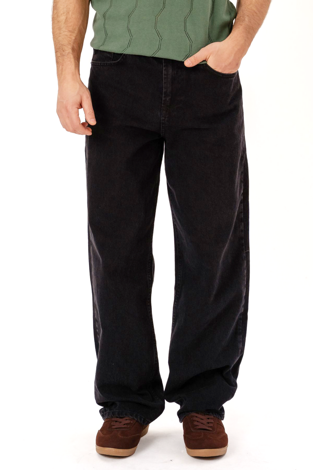 William Regular Jeans - Sort Denim