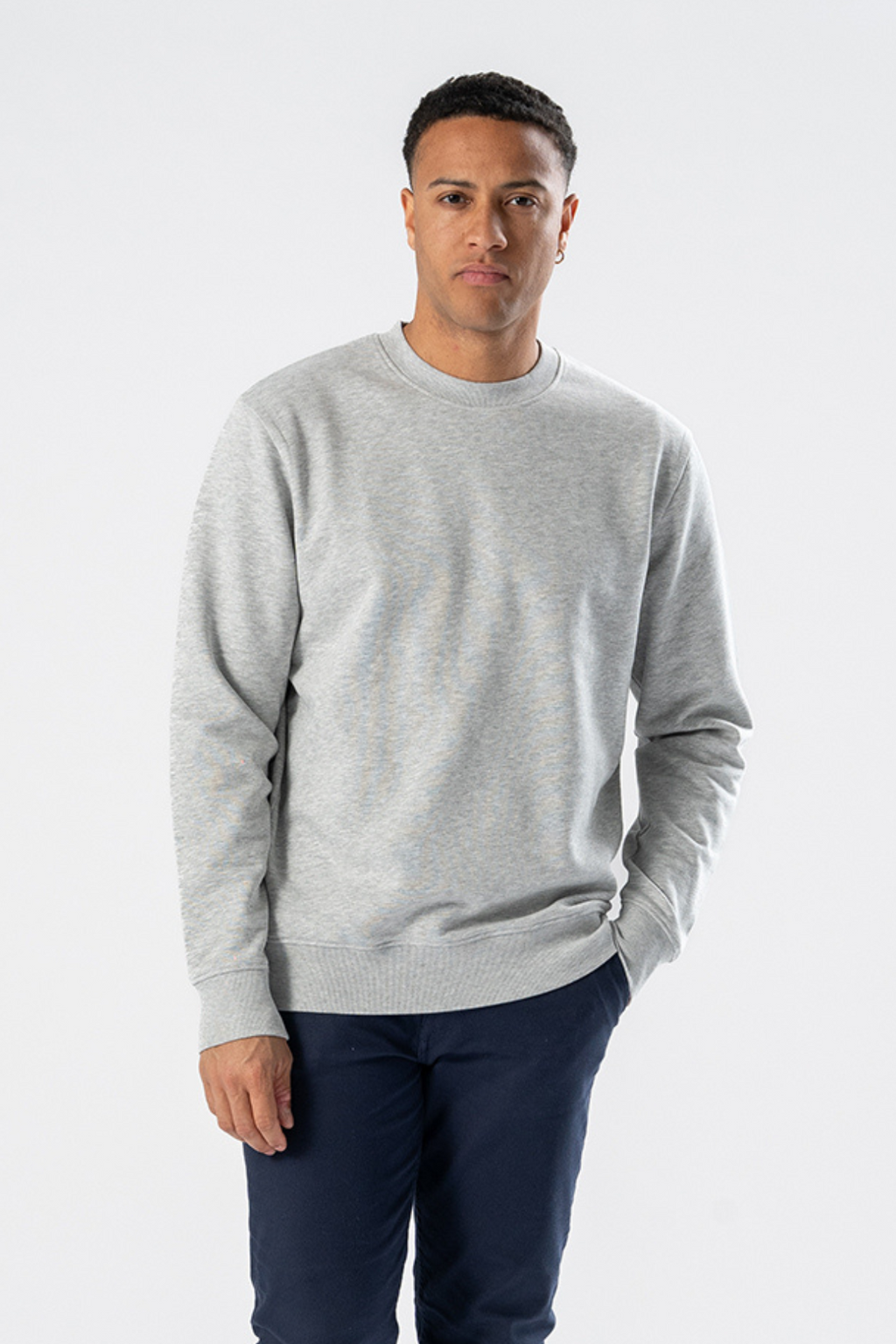 Basic Crewneck Sweat (herre) - Pakketilbud (2 stk.)