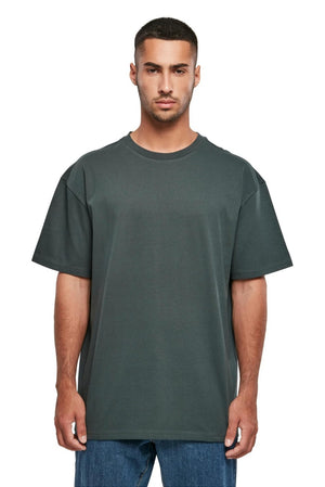 Heavy Oversized T-shirt - Flaskegrøn