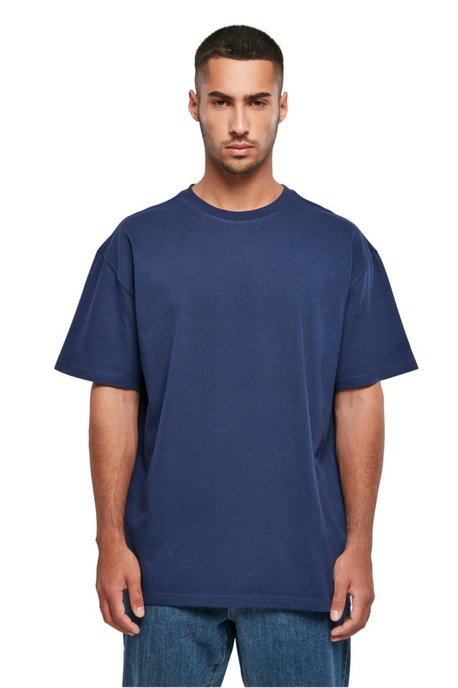 Heavy Oversized T-shirt - Mørkeblå