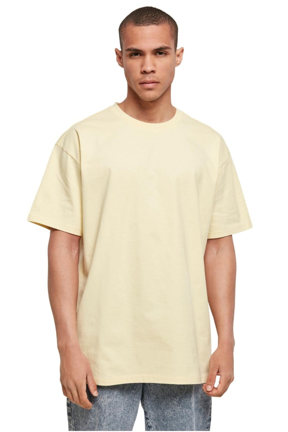Heavy Oversized T-shirt - Blød Gul