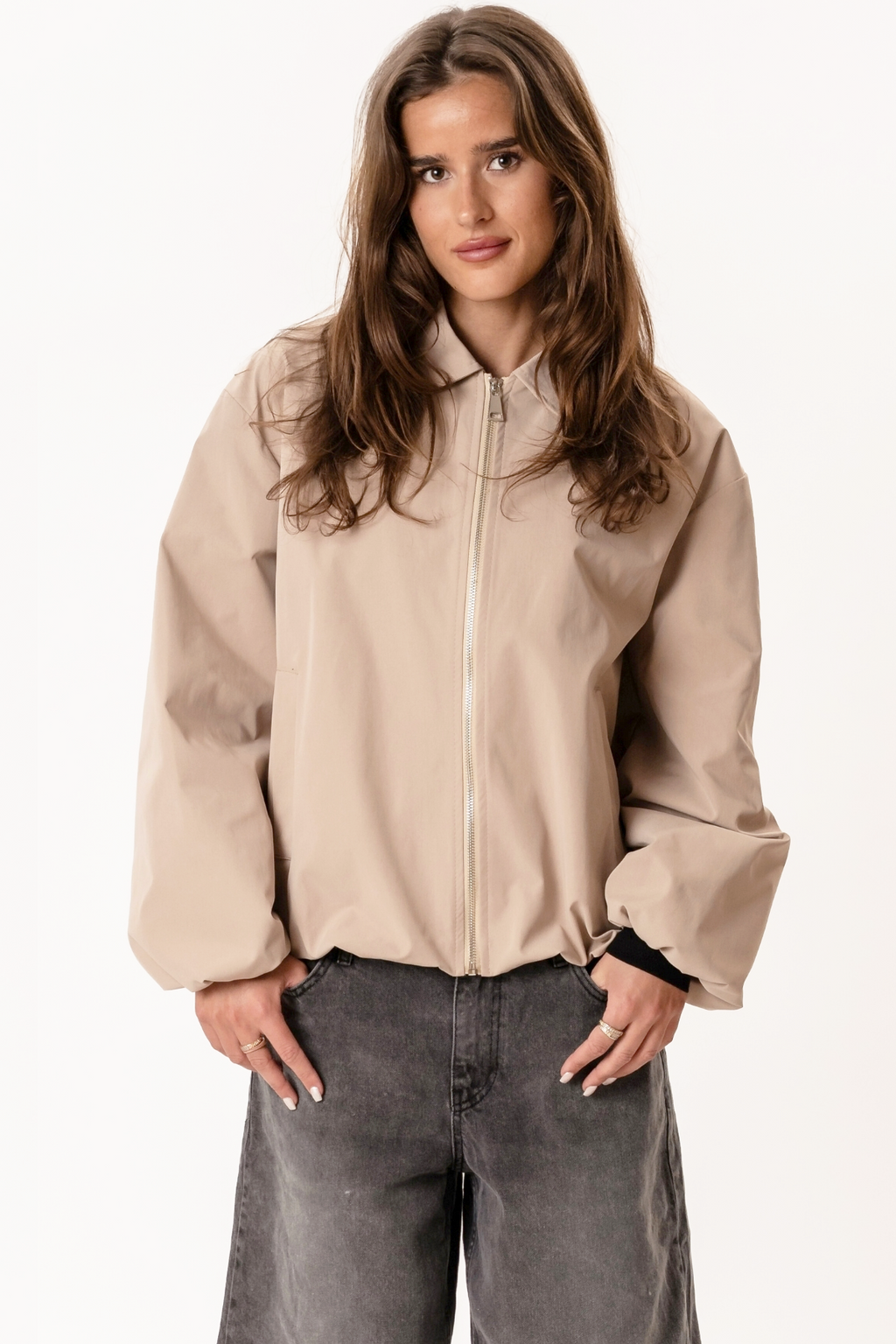 Ines Short Jacket - Beige