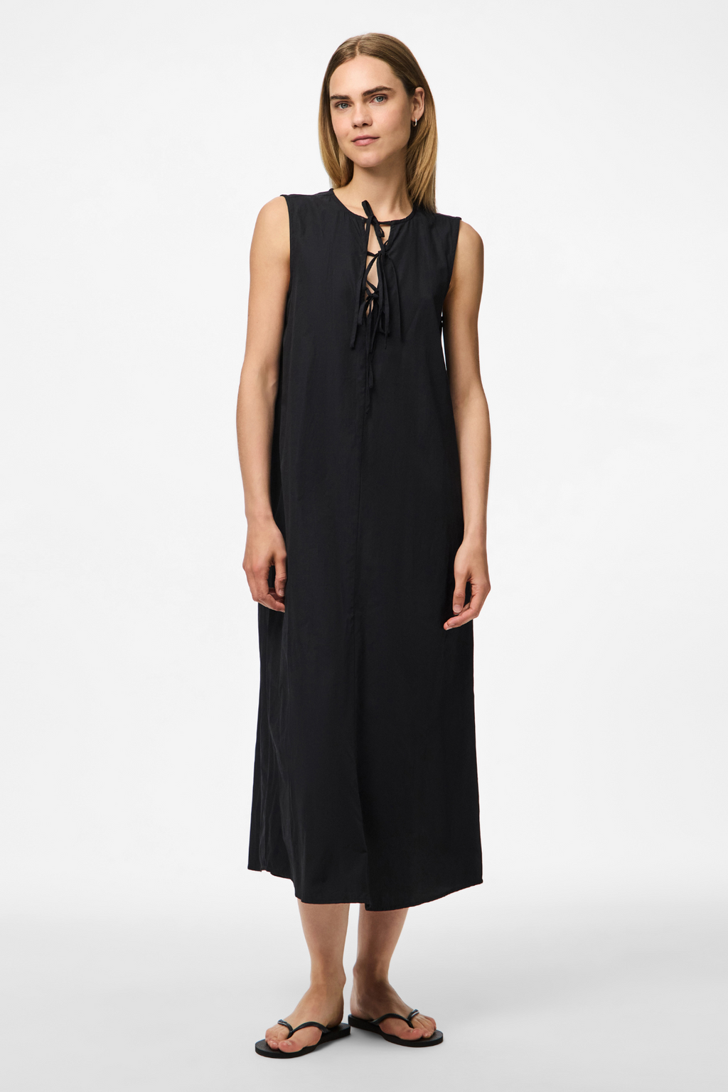 Jenna Tie Dress - Sort