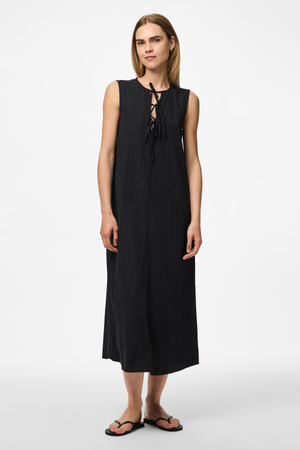 Jenna Tie Dress - Sort