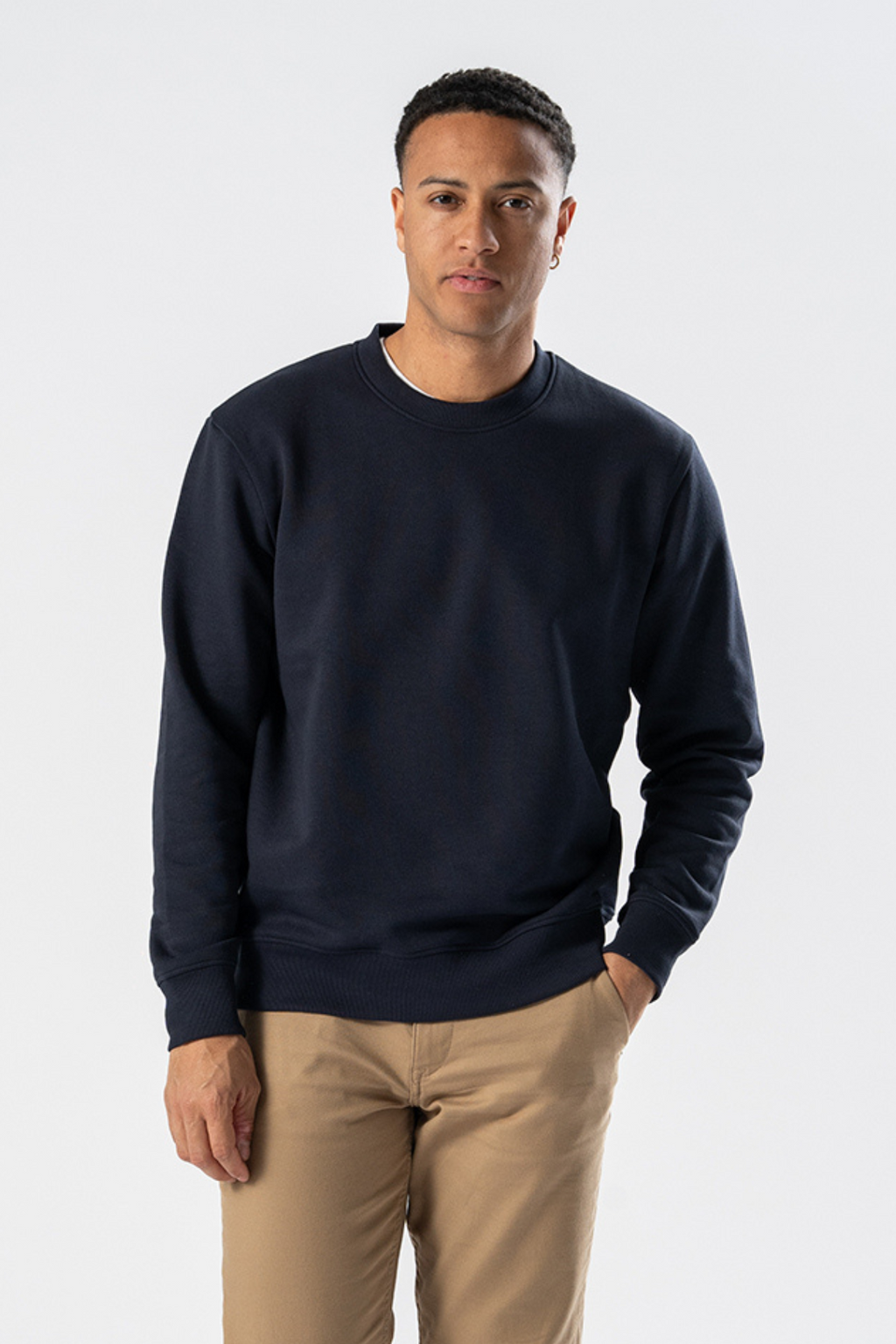 Basic Crewneck Sweat (herre) - Pakketilbud (2 stk.)