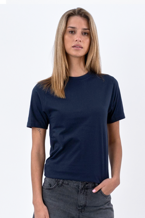 Boyfriend Tee - Navy