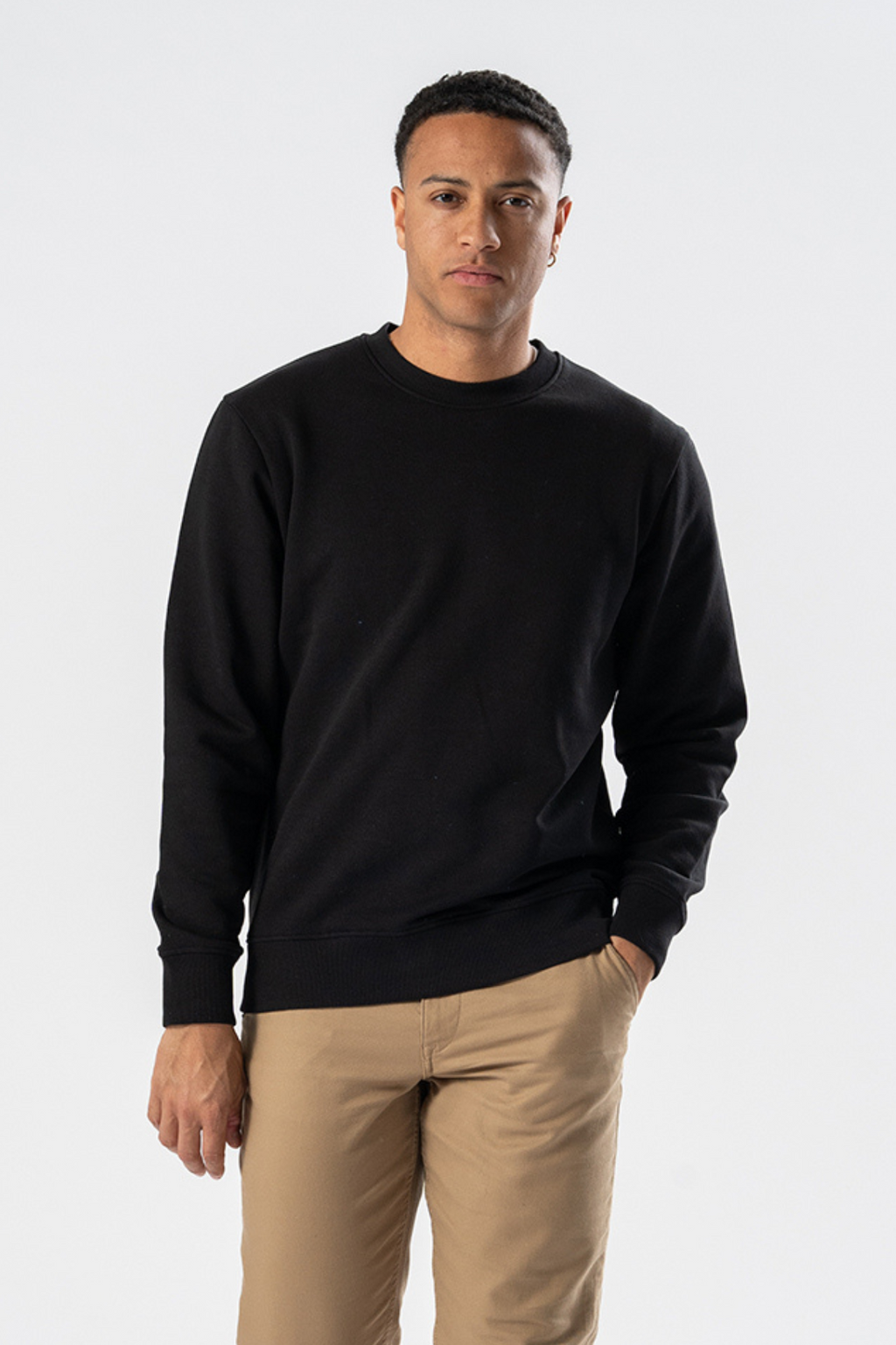 Basic Crewneck Sweat (herre) - Pakketilbud (2 stk.)