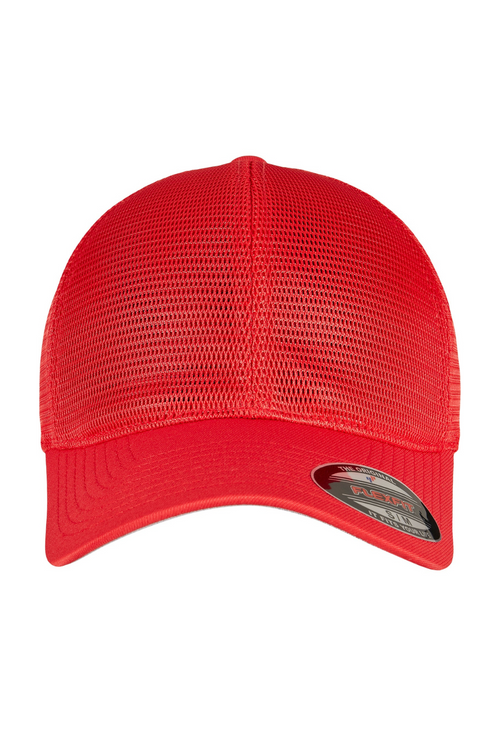 FLEXFIT 360 OMNIMESH CAP - Red