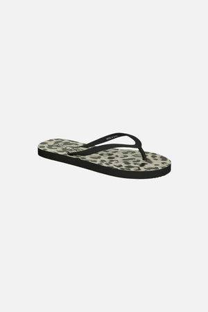 Sommer Print Flip Flop - Sort Leo