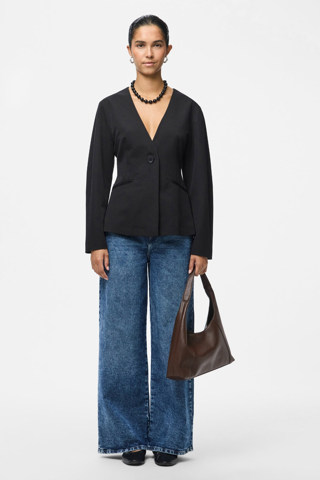 Kamil Fitted Blazer - Sort