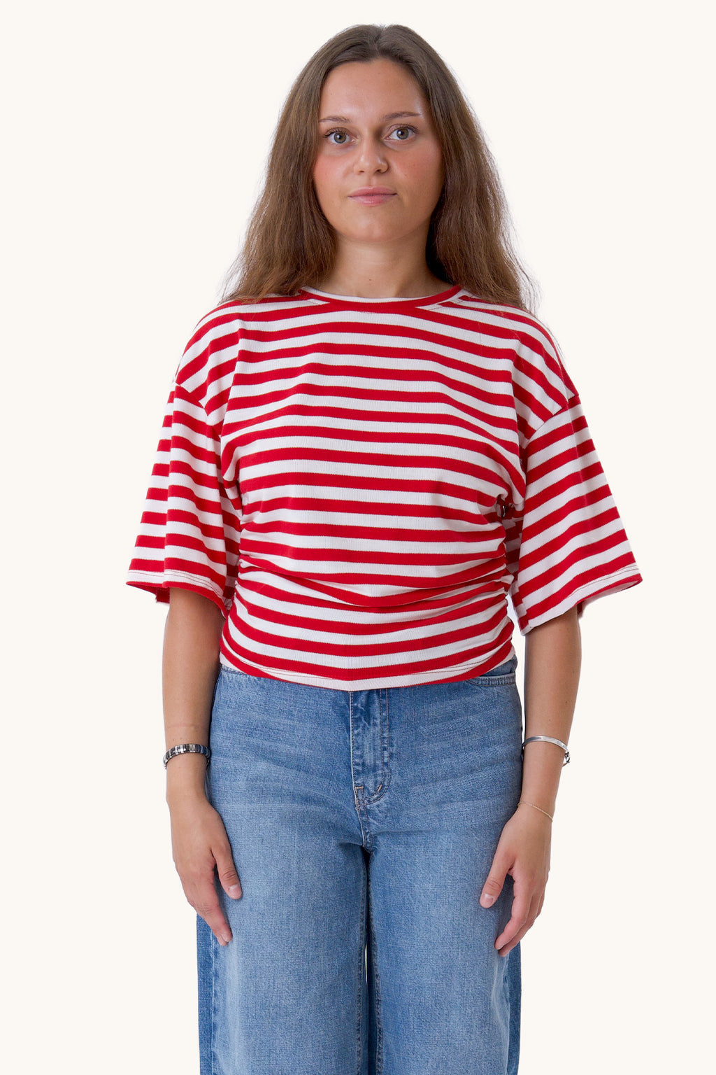 Pataya T-shirt - Rød/Hvid