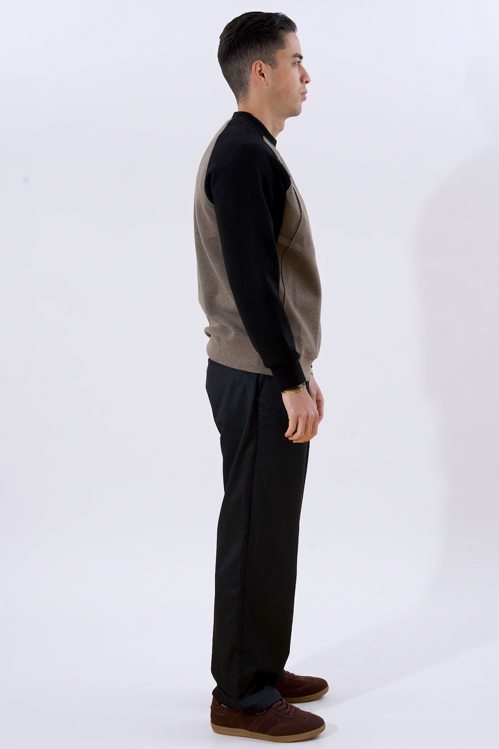 Raglan Sleeve Sweater - Støvet Grøn