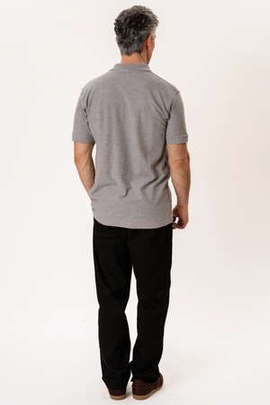 Basic Polo - Lyse Grå