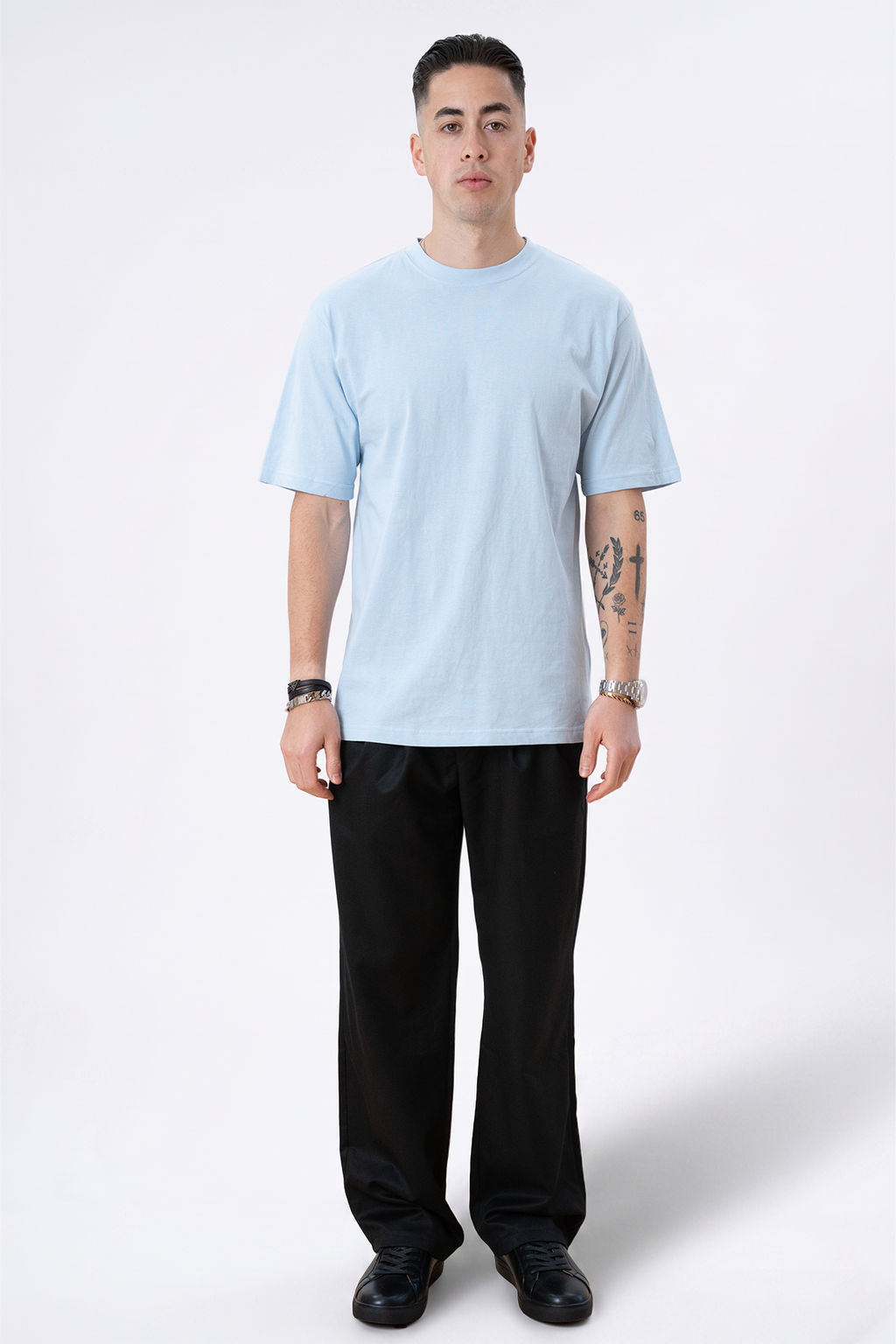 Heavy Oversized T-shirt - Pulverblå