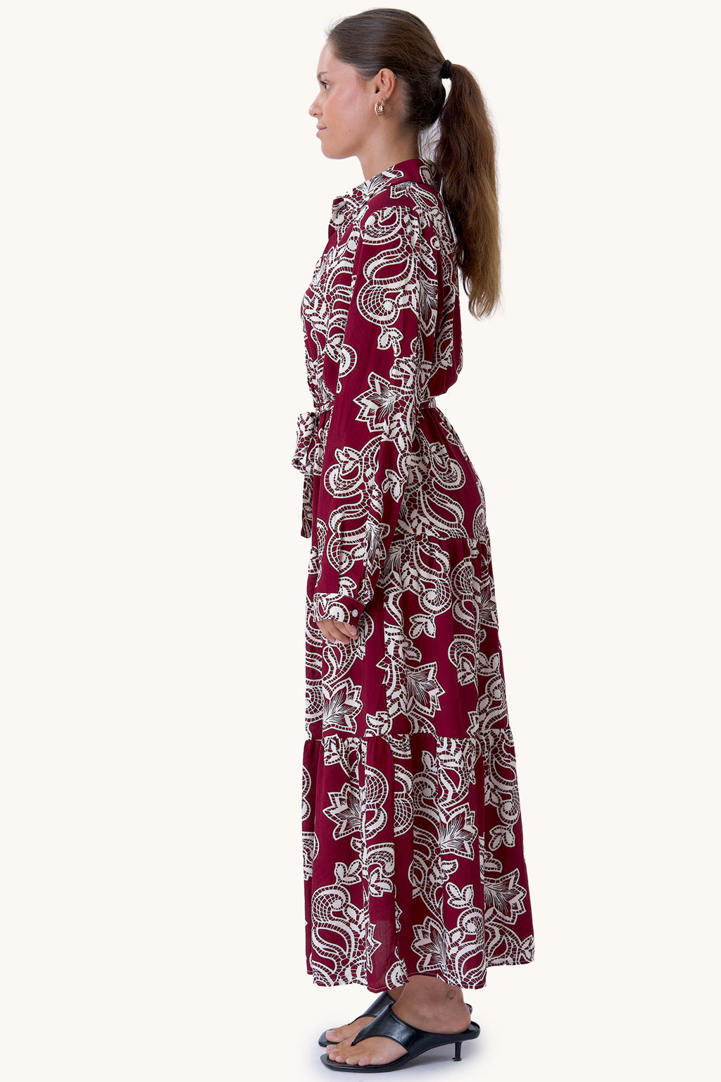 Lola Kjole - Vinrød