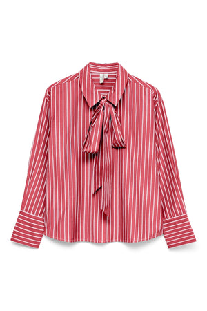 Islunn Skjorte med Sløjfe - Holly Berry Snow White