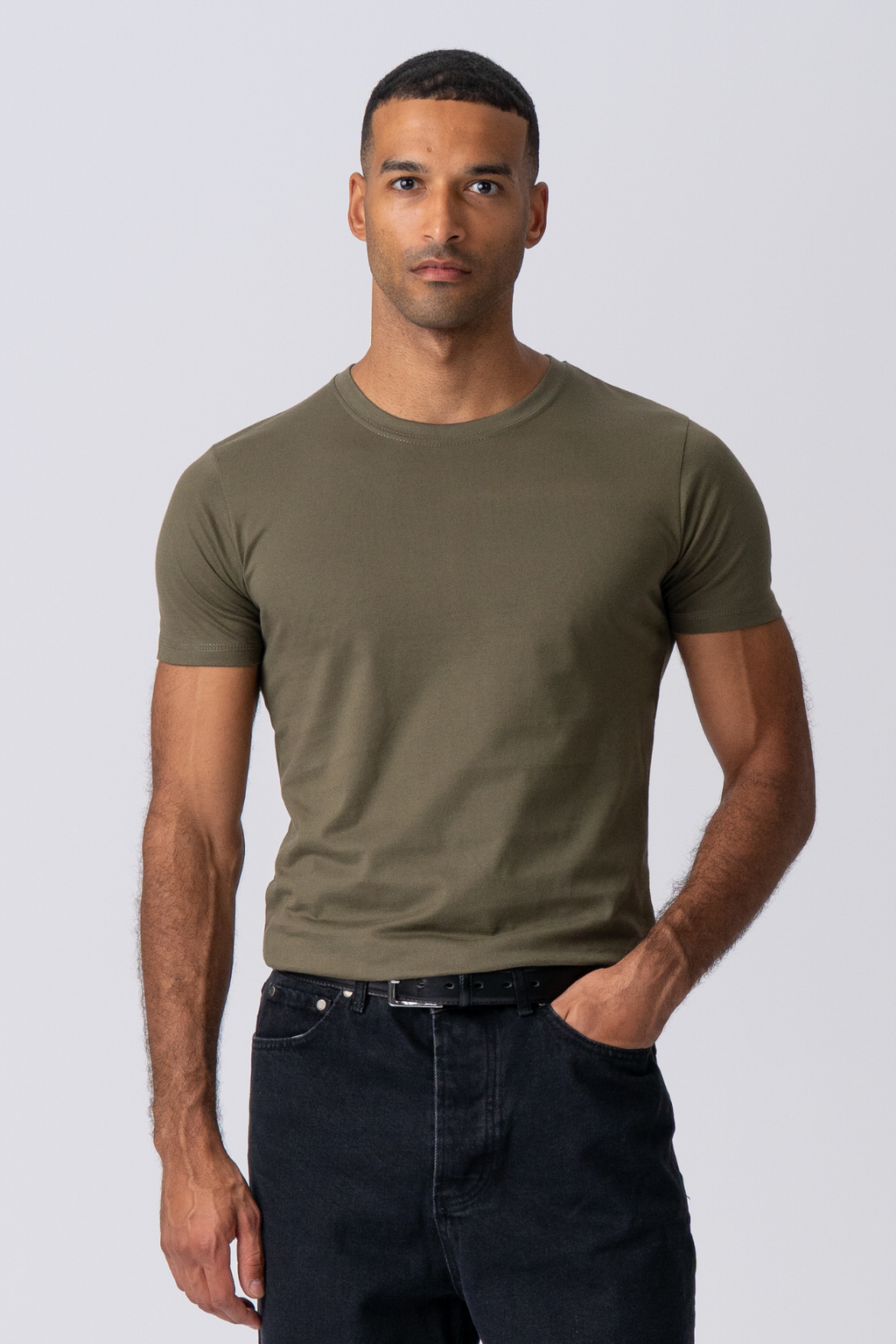 Muscle T-shirt - Armygrøn