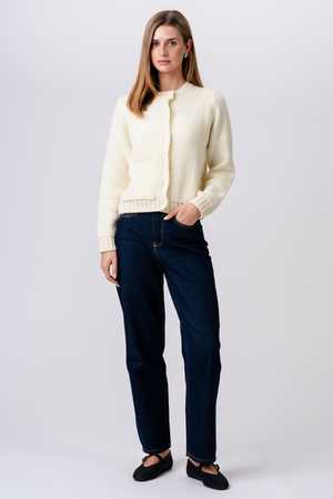 Emilie Strik Cardigan - Beige