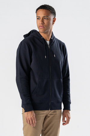 Zip Hoodie - Navy