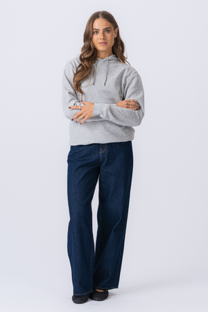 Sweatshirt Hoodie - Askegrå