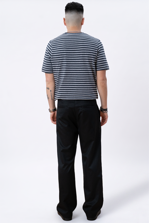 Nørregade Stripe - Meleret Sort-Grå