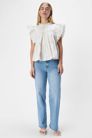 Hope Top - Hvid Sand