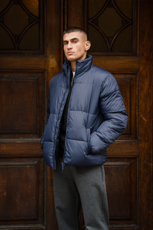 Puffer Jakke - Navy