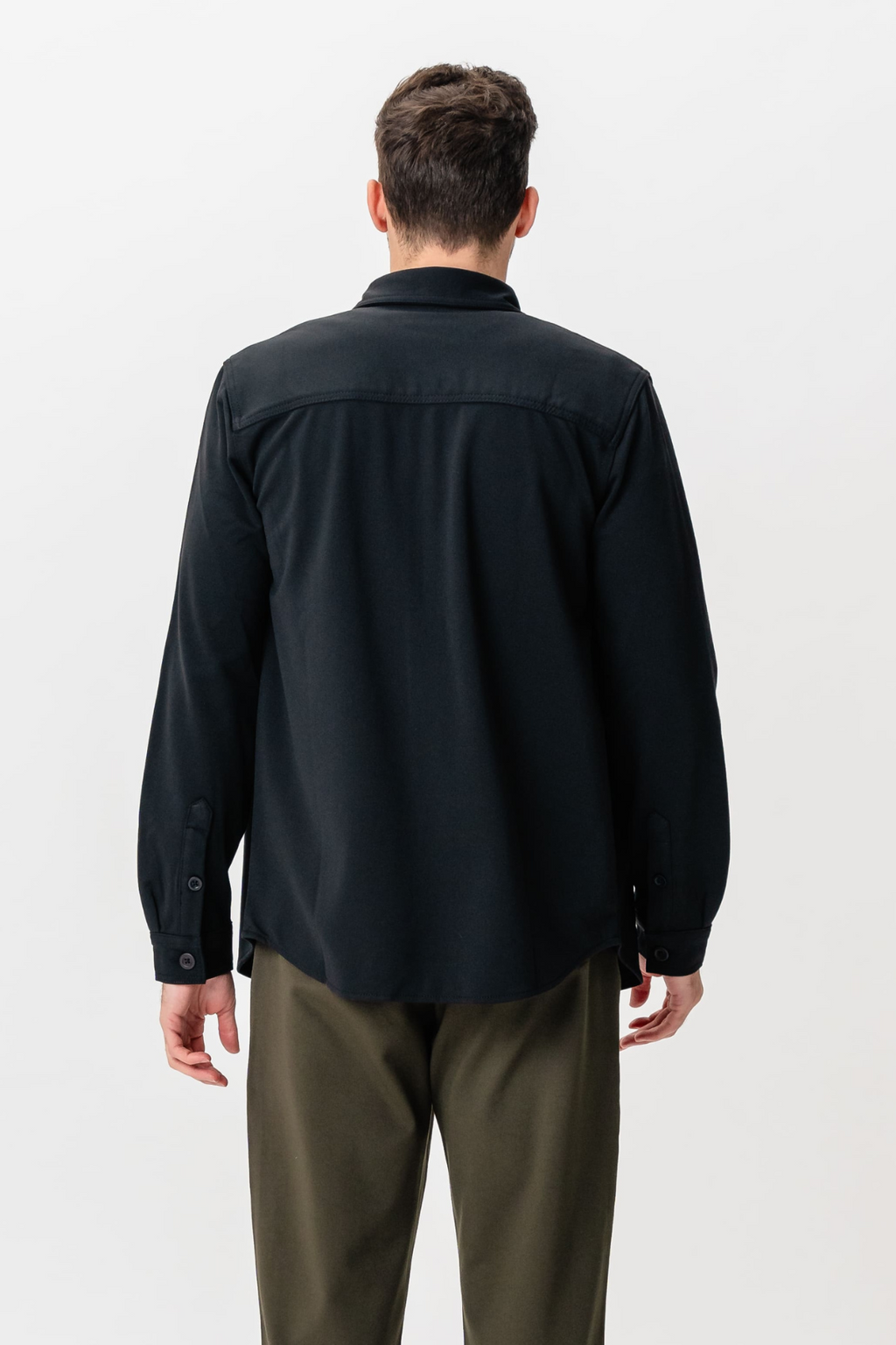 Performance Regular Overshirt - Sort