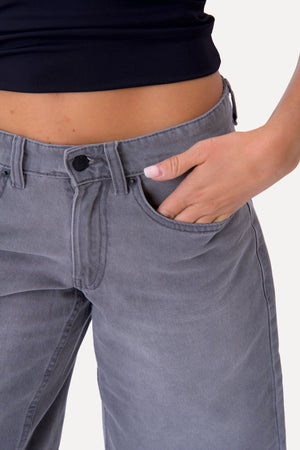 Denim Shorts - Grå