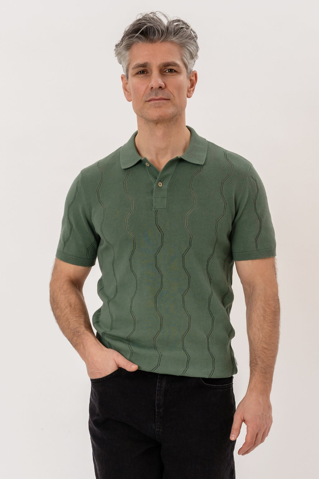 Duran Knit Polo - Grøn