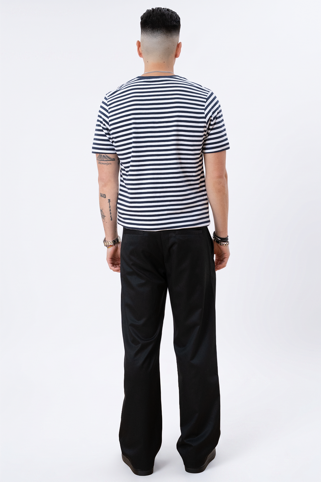Nørregade Stripe - Sort-Hvid
