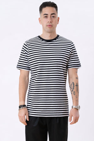 Nørregade Stripe - Sort-Hvid