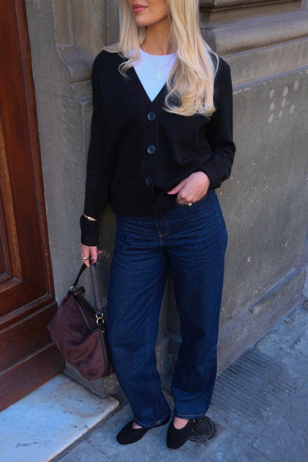 De Originale Performance Wide Jeans - Dark Blue Denim