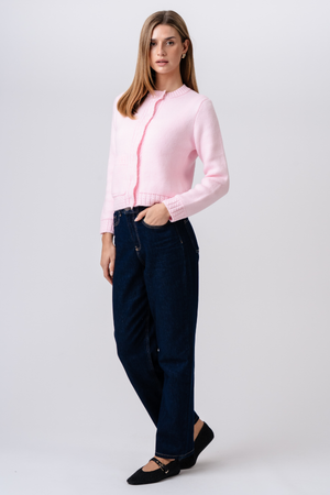 Emilie Strik Cardigan - Pink